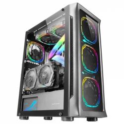 Mars Gaming MC-Neo Torre Gaming Premium - Refrigeracion CPU FREEZER - 4 Ventiladores ARGB - Cristal Templado - Soporte E-ATX - I