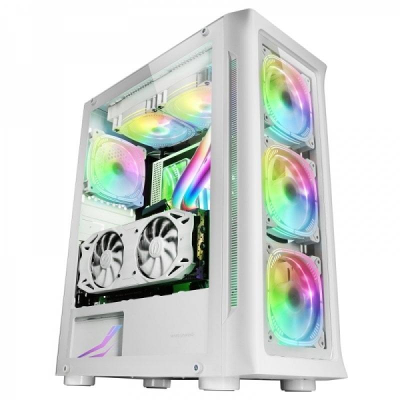 Mars Gaming MC-NEO Torre Gaming Premium - CPU FREEZER - 4 Ventiladores ARGB - Cristal Templado - Soporte E-ATX - Refrigeracion L