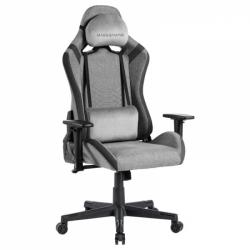 Mars Gaming MGC-PRO Silla Gaming - Fabric Transpirable - Cojines Soft-Touch - Reposabrazos 2D - Respaldo Reclinable - Base de Ac