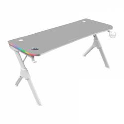 Mars Gaming MGD140RGB Mesa Gaming - Iluminacion 3D ARGB - Espacio Extragrande - Estructura de Acero - Alfombrilla Nanotextil - M