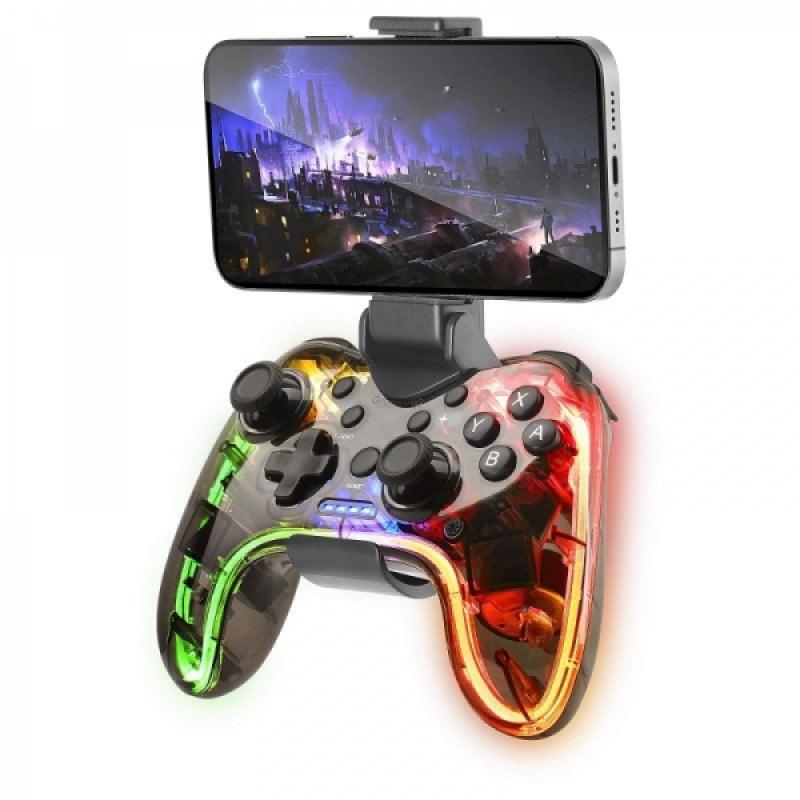 Mars Gaming MGP-BT Controlador Inalambrico - Bluetooth 5.0 + USB - Adaptador Smartphone - Modos X-input/Direct-input - 20 Botone