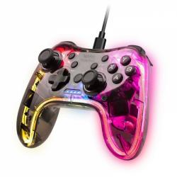 Mars Gaming MGP-C Gamepad Profesional - Iluminacion NEON RGB - Vibracion Haptica Dual - Compatibilidad Multiplataforma - 20 Boto