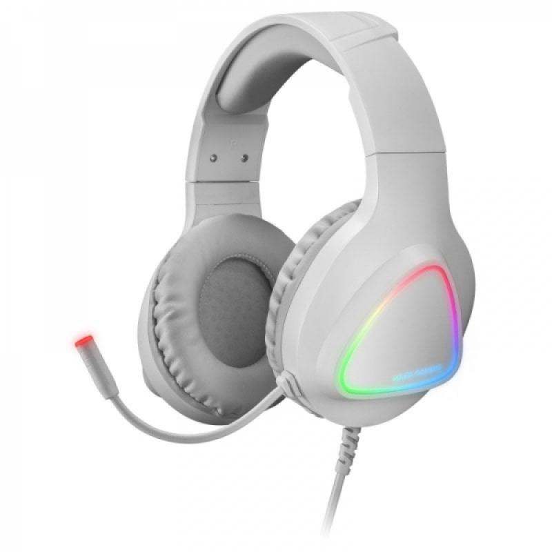 Mars Gaming MH222 Auriculares Gaming - Sonido Ultra-BASS - Iluminacion RGB Flow - Microfono con Cancelacion de Ruido - Compatibi