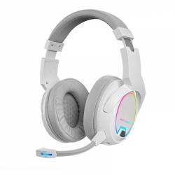 Mars Gaming MHW-100 Auriculares Inalambricos - Sonido Envolvente - Iluminacion ARGB - 40h de Bateria - Microfono ENC Extraible -