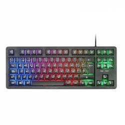 Mars Gaming MK023 Teclado Gaming - Tecnologia H-Mech RED - Iluminacion FRGB LED - Anti-Ghosting - Compatibilidad Universal - Est