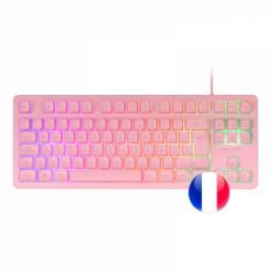 Mars Gaming MK023 Teclado Gaming - Tenkeyless - H-Mech RED - Iluminacion FRGB LED - Anti-Ghosting - Compatible con Windows, Linu