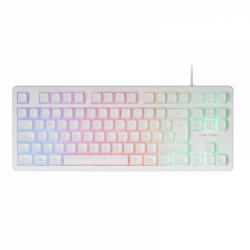 Mars Gaming MK023 Teclado Gaming - Tecnologia H-Mech RED - Iluminacion FRGB - Anti-Ghosting - Compatibilidad Universal - Estruct