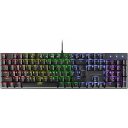 Mars Gaming MK422 Teclado Gaming - Switches Mecanicos Antipolvo - Teclas Imborables - Iluminacion RGB 12 Efectos - Chip ARM - Co