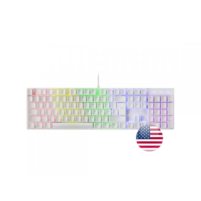 Mars Gaming MK422 Teclado Gaming - Switches Mecanicos Antipolvo - Teclas Imborables - Iluminacion RGB - Chip ARM - Compatibilida