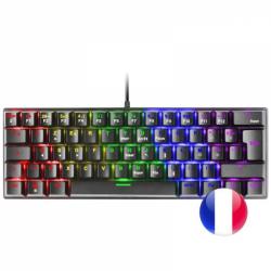 Mars Gaming MK60 Teclado Gaming Mecanico - Ultra-Compacto 60% - Switches Antipolvo - Iluminacion RGB - Teclas Imborrables - Anti