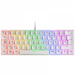 Mars Gaming MK60 Teclado Gaming Mecanico - Ultra-Compacto - Iluminacion RGB - Switches Antipolvo - Teclas Imborrables - Anti-Gho