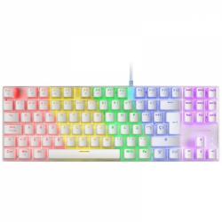 Mars Gaming MK80 Teclado Gaming Mecanico - TKL Compacto - Iluminacion RGB - Teclas Imborrables - Switches Antipolvo - Multiplata