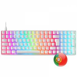 Mars Gaming MKULTRA Teclado Gaming Premium - 96% Compacto - Teclas PBT Pudding - Iluminacion RGB Chroma - Switches OUTEMU SQ - U