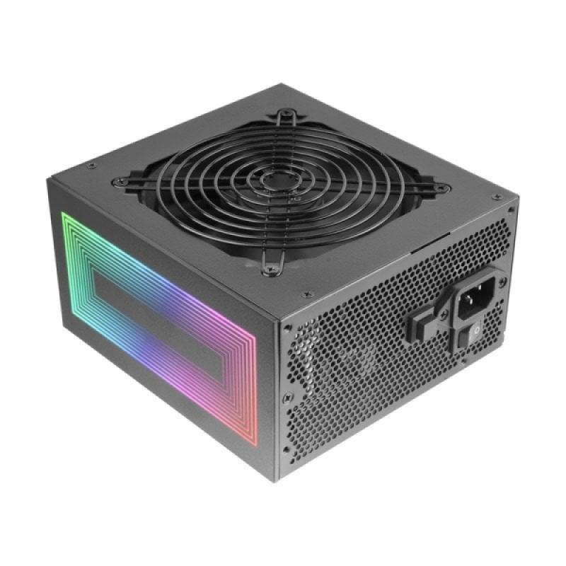 Mars Gaming MPB750S Fuente de Alimentacion ARGB 750W - Eficiencia 80PLUS BRONZE - Iluminacion ARGB Sincronizable - Cables Planos