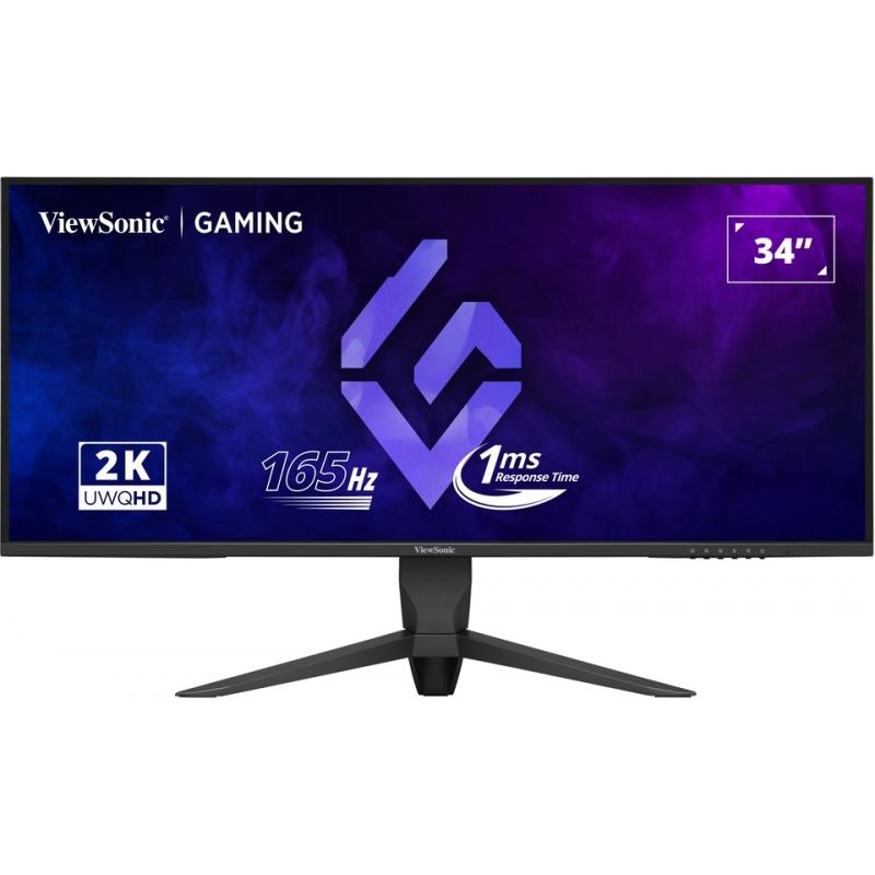 Viewsonic Monitor 34" VX3480-2K-PRO QHD - 165Hz - Respuesta 1ms - Flat Monitor - 21:9 - 2 HDMI - DisplayPort - Ajustable en Altu