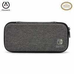 PowerA Estuche Slim para Nintendo Switch Modelo Oled, Nintendo Switch y Nintendo Switch Lite - Charcoal