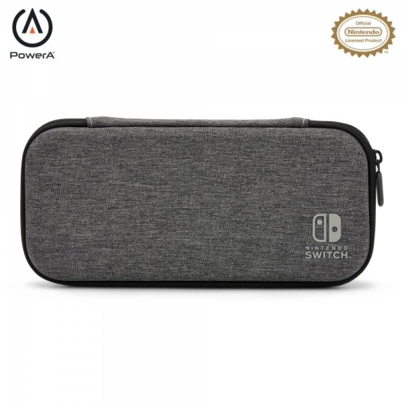 PowerA Estuche Slim para Nintendo Switch Modelo Oled, Nintendo Switch y Nintendo Switch Lite - Charcoal