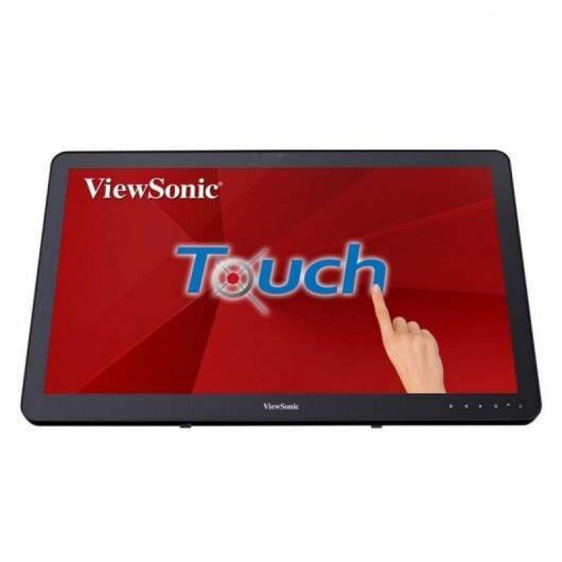 ViewSonic Monitor Tactil LED 24" Full HD - 10 Puntos de Contacto - Altavoces 5W - Angulo de Vision 178º - USB, HDMI, DP y VGA - 