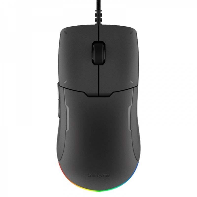 Xiaomi Gaming Mouse Lite Raton Gaming USB 6200dpi - Botones TTC Golden - Iluminacion RGB - Cable Trenzado 2m - Uso Diestro - Col