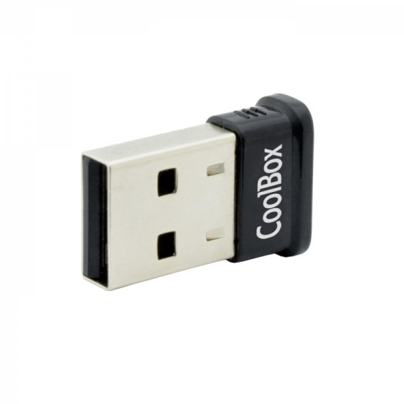 Coolbox Adaptador USB BT5.3 - Conexion Rapida - Alta Compatibilidad - Bajo Consumo Energetico - Color Negro